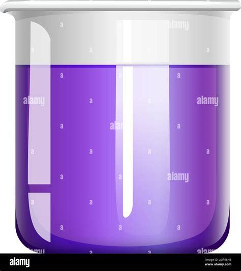 Purple Liquid In Glass Beaker Stock Vector Image And Art Alamy