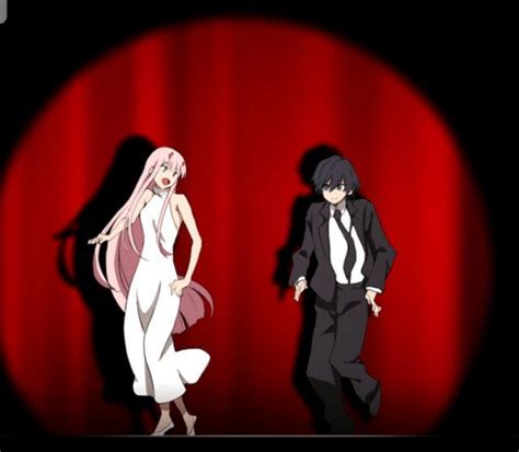 Zero Two Dances With Hiro Darlinginthefranxx Anime Ai Art Anime Anime Kawaii Anime Meme