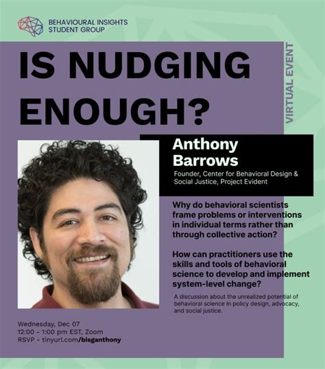 Is Nudging Enough Fireside Chat With Anthony Barrows Founder Of The