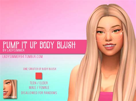 The Sims Resource Pump It Up Body Blush