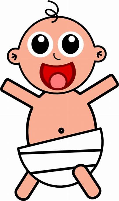 Clipart Clip Cartoon Born Diaper Happy Shower