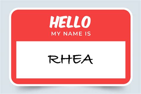 Rhea Name Meaning Origins And Significance