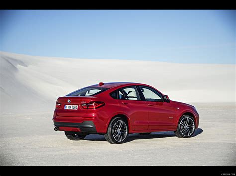 2015 Bmw X4 M Sport Package Melbourne Red Metallic Rear Caricos