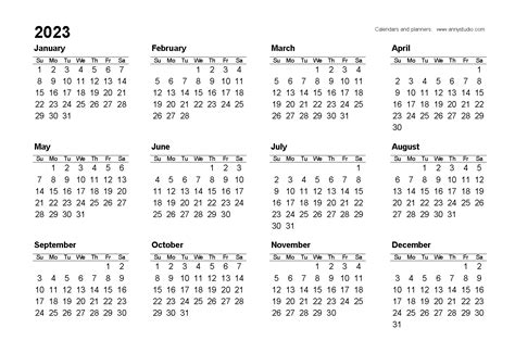 Free Printable Calendar 2022 2023