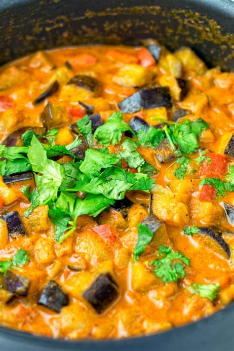 Point guard with the golden state no matter the moment, ayesha curry is always finding ways to bless others so she had to help us close. Eggplant Curry Recipe vegetarian - Contentedness Cooking