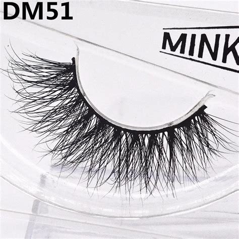 Dm51 High Grade False Eyelashes 100 Handmade Three Dimensional 3d Mink