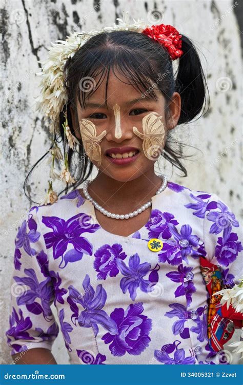 Girl From Mandalay Myanmar Editorial Photo Image Of Country Myanmar