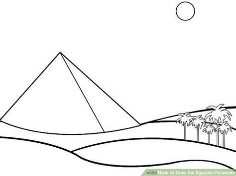 How to Draw the Egyptian Pyramids | Egyptian pyramids, Pyramids, Egypt