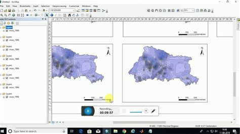 Map With Multiple Data Frames In Arcgis Youtube