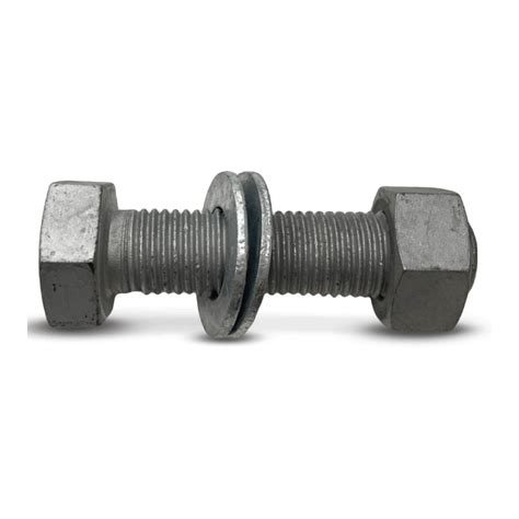 Bolts & Nuts Hot-dipped Galvanised (Grade 8.8) M30x120 (120mm.)