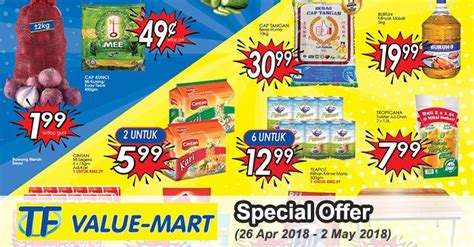 Tf Value Mart Special Offer At Bera 26 April 2018 2 May 2018