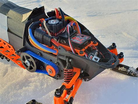 110 Scale Rc Snowmobile I Made Last Winter R3dprinting