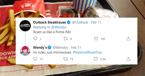 Wendys Twitter Is Hilariously Roasting Brands For National Roast Day