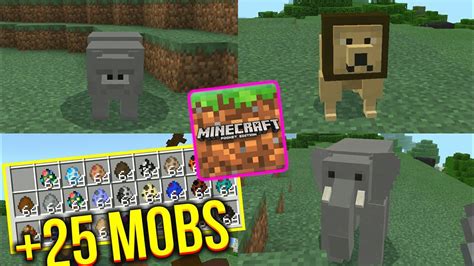 25 Novos Mobs Para Minecraft Pe 1903 Zoocraft Addon Mcpe 19