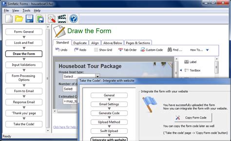 Html forms online generator
