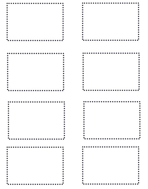 4 Rectangle Shapes To Cutout