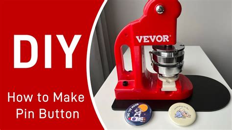 How To Make A Button With The Vevor Pin Maker Machine Step By Step