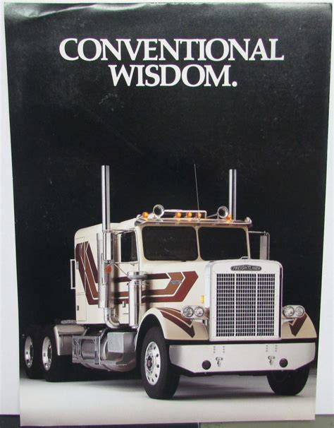 1983 Freightliner Trucks Conventional Sales Brochure Poster Original