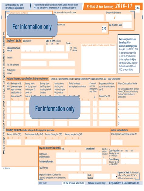 For people who are self employed for people who have entered the uk on work visas may have a national insurance number already issued to them and printed on the back of their brp card. P60 Template - Fill Out and Sign Printable PDF Template | signNow