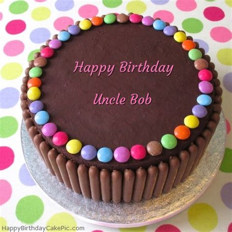 ️ Chocolate Gems Birthday Cake For Uncle Bob