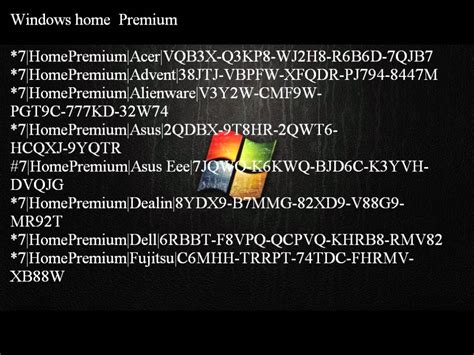 Win 7 Home Premium Product Key Free Download