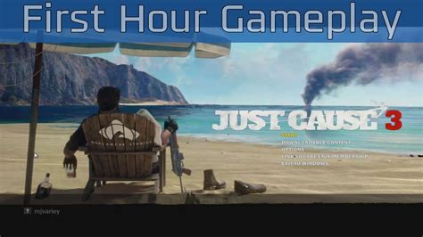 Just Cause 3 First Hour Gameplay Hd 1080p Youtube