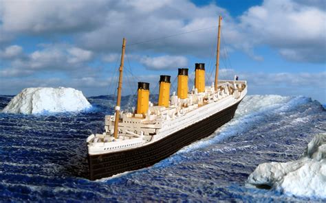 RMS Titanic Klein Modelldock De