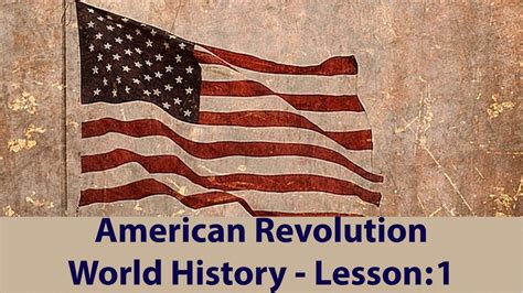 World History Crash Course American Revolution Ib Acio Upsc Youtube