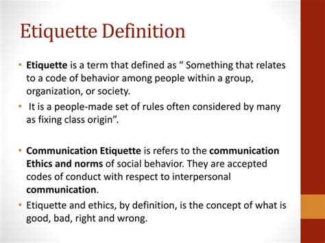 Roles Of Etiquette In Communication Pdf