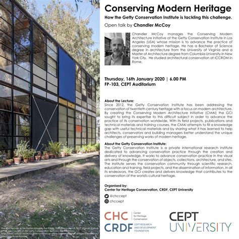 A Talk On Conserving Modern Architecture By Chandler McCoy ...