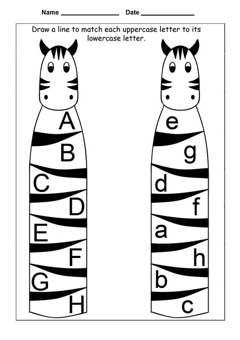 Printable Uppercase and Lowercase Letters | Activity Shelter