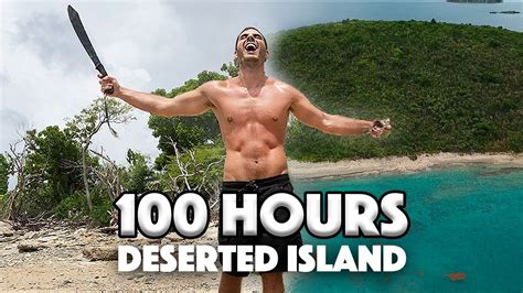 100 Hours On A Deserted Island Survival Challenge Gone Wrong Youtube