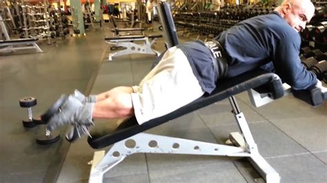 Dumbbell Hamstring Curl Youtube