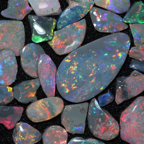 8125 Cts Black Opal Rough Parcel From Lighting Ridge Br7453