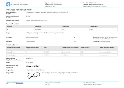 Purchase Requisition Form Microsoft Word Excel Templates Vrogue Co