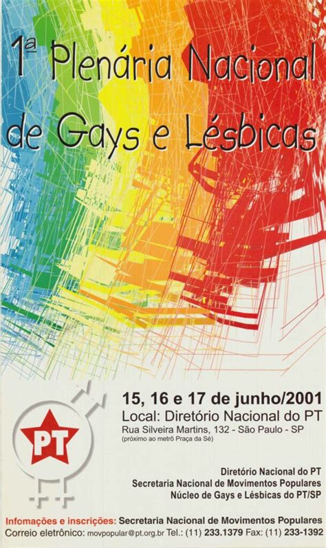 1ª Plenária Nacional De Gays E Lésbicas Do Pt Pt 42 Anos