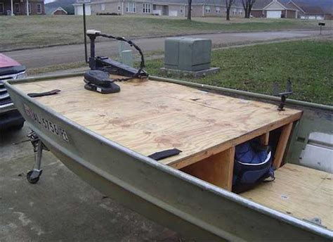 How To Build A Deck On A Jon Boat Encycloall