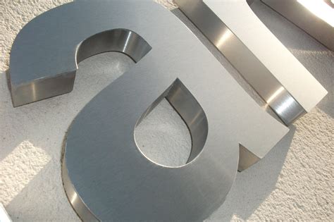 Built Up Stainless Steel Letters Sign Makers Manchester Signage Systems