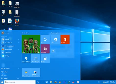 How To Set The Taskbar To A Lighter Color In Windows 10 Windows 10