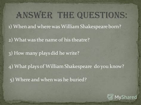 Translation notes i have read four versions of the antigone, three versions. Презентация на тему: "William Shakespeare ( ) (The ...