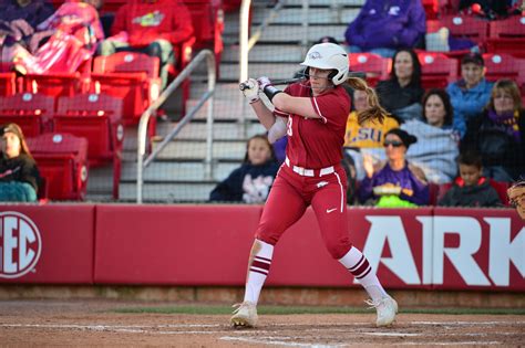 no 19 arkansas run rules no 9 lsu to secure the series arkansas razorbacks