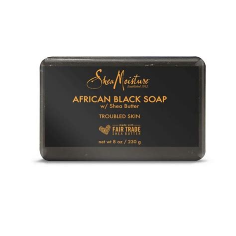 Shea Moisture African Black Soap With Shea Butter 230g Oz Hair And Beauty