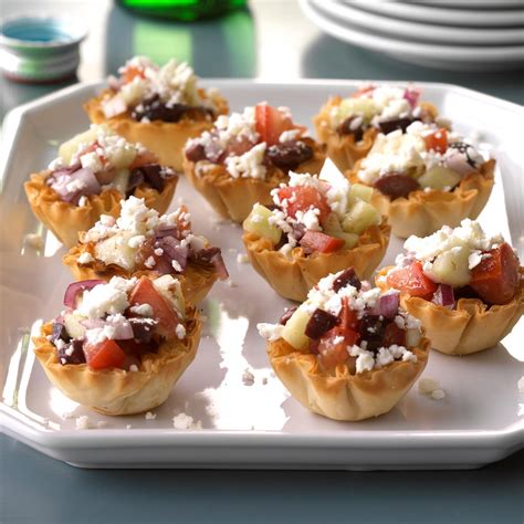 It's short on ingredients, but packs in so much flavor. Greek Veggie Tartlets Recipe | Taste of Home