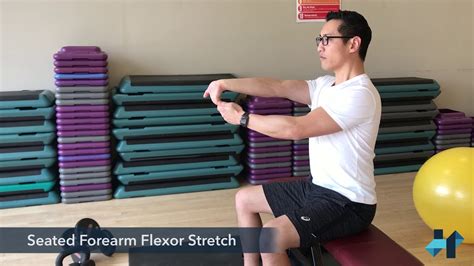 Seated Forearm Flexor Stretch Youtube