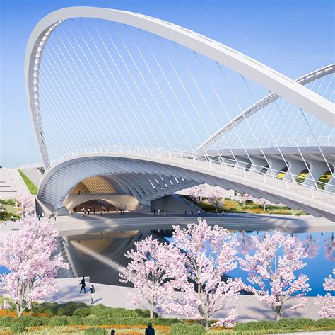 Santiago Calatrava Unveils Three Bridge Designs For Huashan