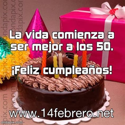 See authoritative translations of feliz cumpleaños in english with example sentences and audio pronunciations. Imágenes Feliz 50 cumpleaños - Blog de imágenes