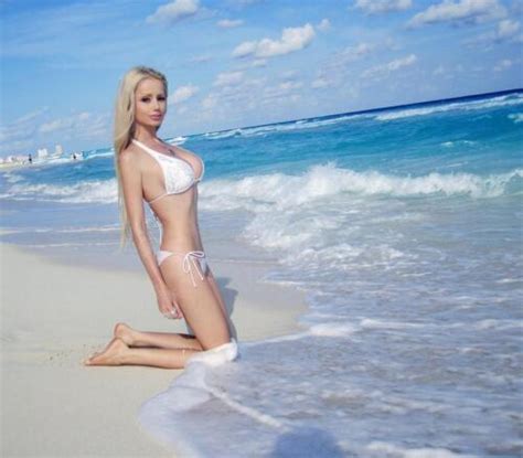 Valeria Lukyanova X Photo Living Doll Human Barbie Bikini Model Beach Picture Ebay