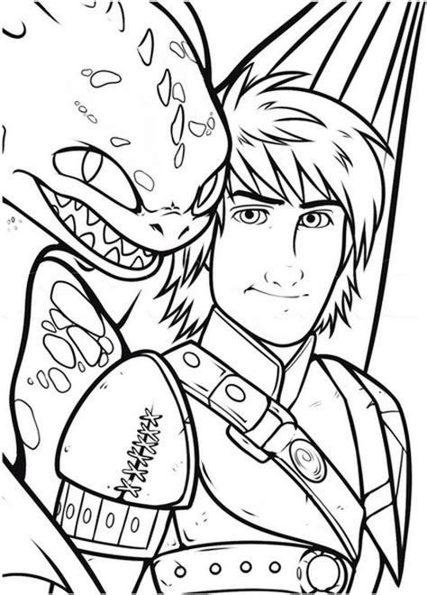 Coloriage a imprimer harold et krokmou dragons 2 gratuit et colorier