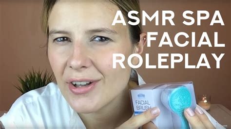 asmr spa facial roleplay with music personal attention youtube