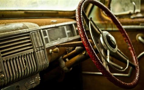 classic car interior wallpaper 36889 | Retro background ...